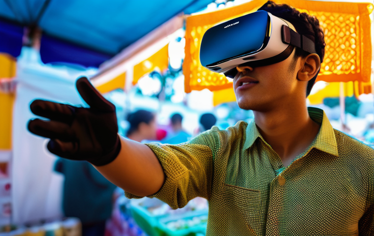 감각 디자인의 미래  AI와 VR의 역할 - ### Prompt 1: The Enchanted Virtual Market