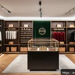 감각 디자인 방법론의 역사적 배경 - A sophisticated retail store interior designed to stimulate multiple senses: warm, ambient lighting ...