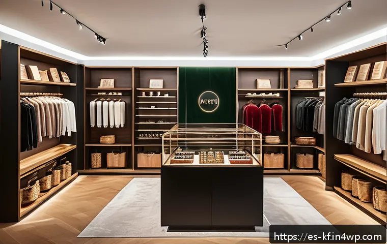 감각 디자인 방법론의 역사적 배경 - A sophisticated retail store interior designed to stimulate multiple senses: warm, ambient lighting ...