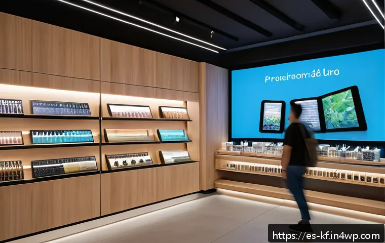 감각 디자인을 위한 사용자 테스트 기법 - A modern retail store interior in a warm, inviting atmosphere designed for multisensory experiences,...